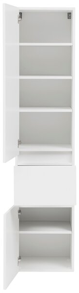 VYSOKÁ SKŘÍŇ, bílá, bílá, 40/180/35 cm Held - Koupelnové série, Online Only