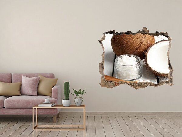 Samolepící nálepka beton Kokosový olej nd-k-80483860