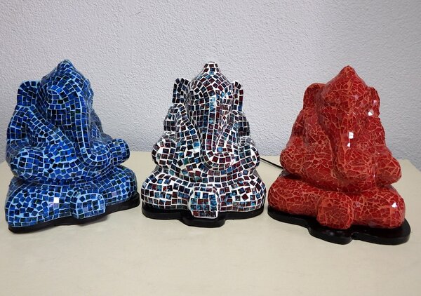Lampa stolní GANESH, ruční práce, mozaika