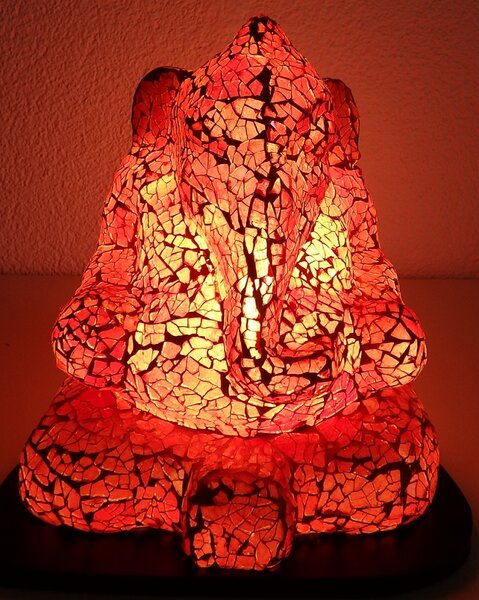 Lampa stolní GANESH, ruční práce, mozaika