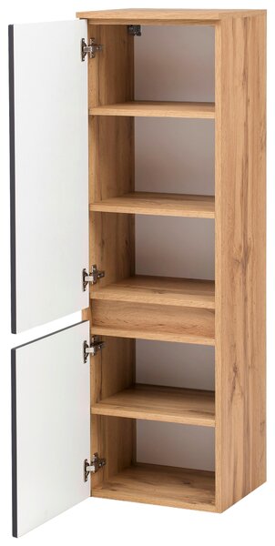 MIDI SKŘÍŇKA, šedá, barvy dubu, 40/130/35 cm Held - Koupelnové série, Online Only