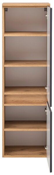 MIDI SKŘÍŇKA, šedá, barvy dubu, 40/130/35 cm Held - Koupelnové série, Online Only
