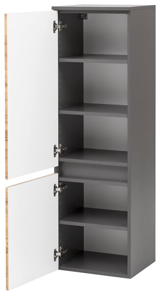 MIDI SKŘÍŇKA, šedá, barvy dubu, 40/130/35 cm Held - Úzké skříňky do koupelny, Online Only