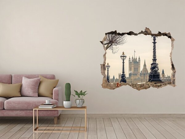 Fototapeta díra na zeď 3D Londýn podzim nd-k-81420238