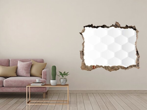 Díra 3D fototapeta nálepka Šestiúhelníky pozadí nd-k-81727456