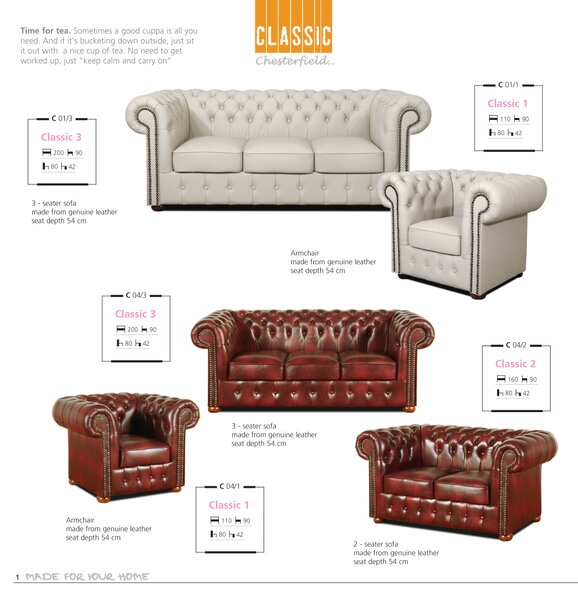 FALCO Křeslo Chesterfield Classic bordo kůže