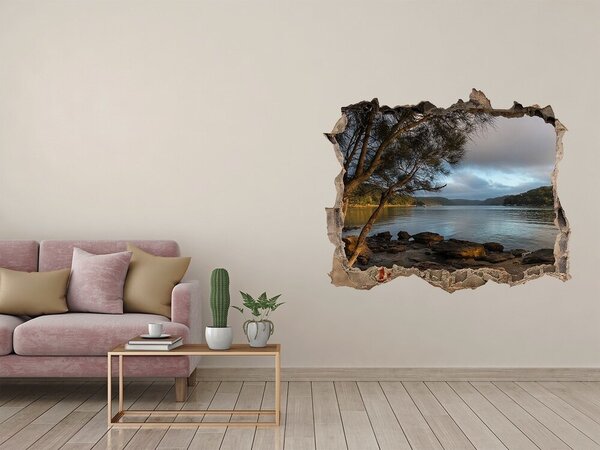 Nálepka fototapeta 3D výhled Strom nad řekou nd-k-81725994