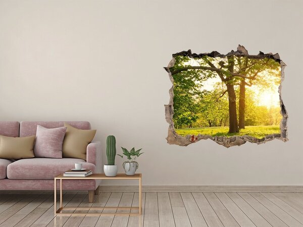 Nálepka fototapeta 3D výhled Stromy v parku nd-k-82116475