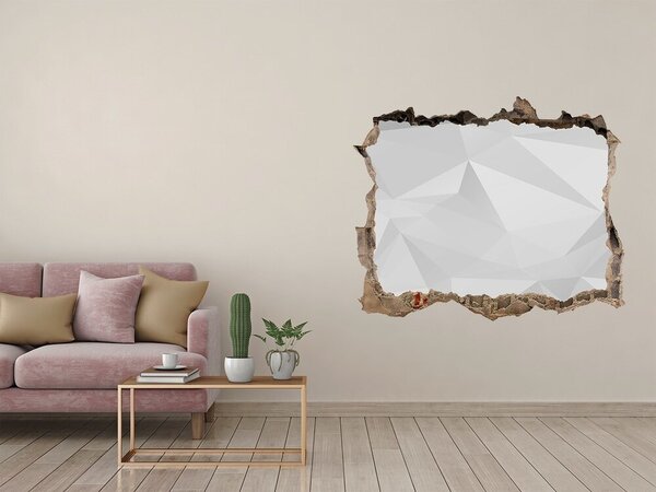 Díra 3D fototapeta na stěnu Abstrakce trojúhelníky nd-k-81917329