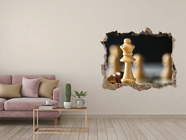 Foto fotografie díra na zeď Šachy koňě nd-k-82288624