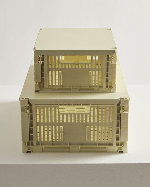 Skládací přepravka Colour Crate Medium Light Yellow