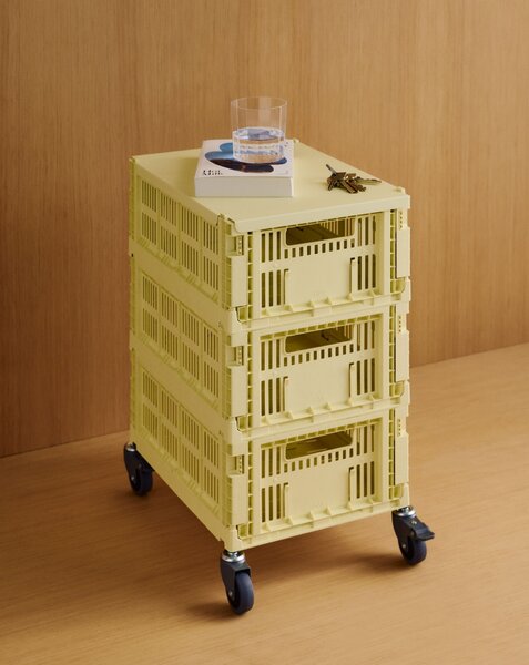 Skládací přepravka Colour Crate Medium Light Yellow