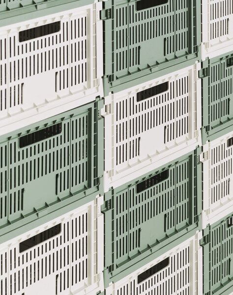 Skládací přepravka Colour Crate Large Sage green