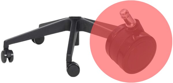 MERCURY Ergonomická kancelářská židle DELI - černá látka