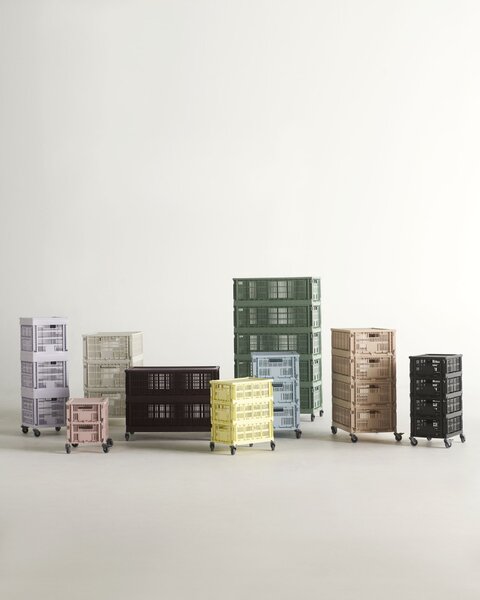 Skládací přepravka Colour Crate Large Sage green