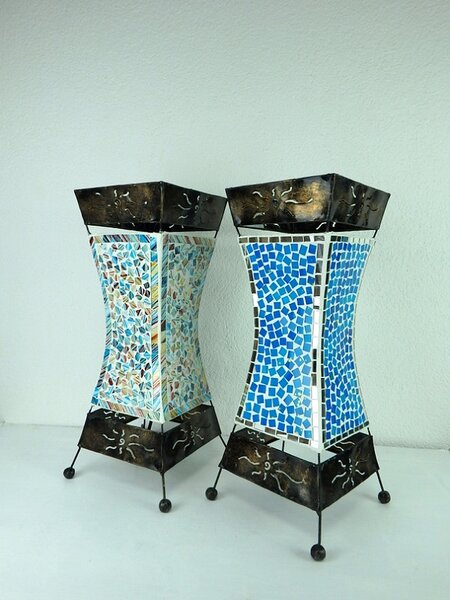 Stolní lampa WAJAN 50 cm, ruční práce, Indonésie
