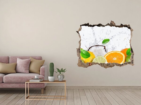 Samolepící nálepka beton Ovoce a voda nd-k-82344553