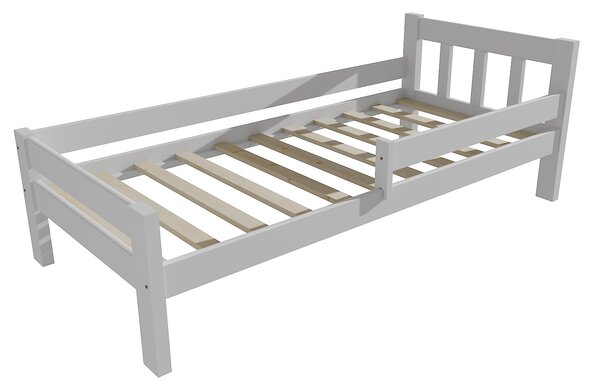 Vomaks Dětská postel se zábranou VMK015C KIDS Rozměr: 80 x 180 cm, Barva: barva bílá
