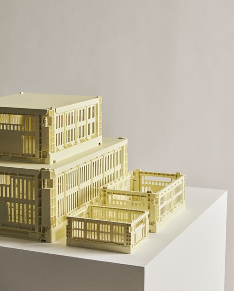 Skládací přepravka Colour Crate Small Light Yellow