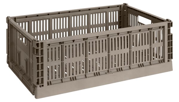 Skládací přepravka Colour Crate Large Warm Grey