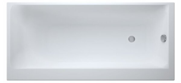 Cersanit Smart, akrylátová vana pravá 170x80cm + nožičky, bílá, S301-116