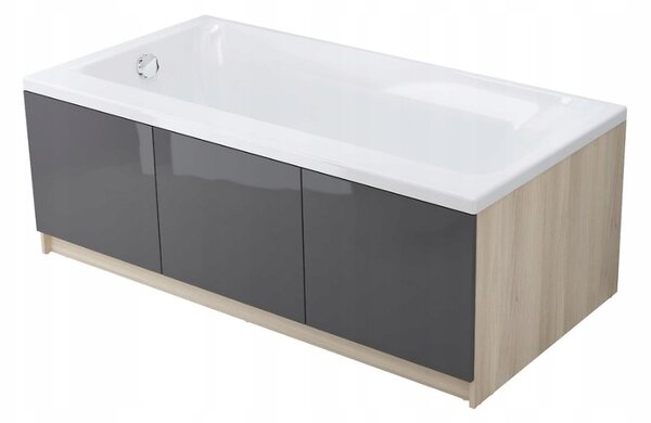 Cersanit Smart, akrylátová vana 160x80cm pravá, bílá, S301-118
