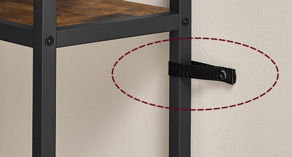SONGMICS Konzolový stolek Vasagle Crem 120 cm černý/hnědý