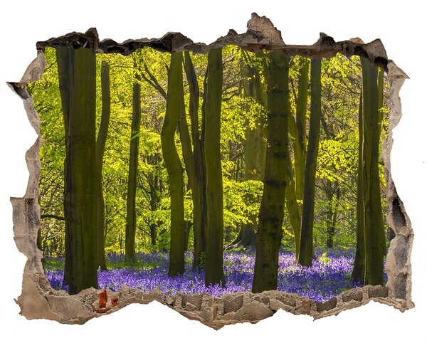 Nálepka fototapeta 3D výhled Les jaro nd-k-82879966