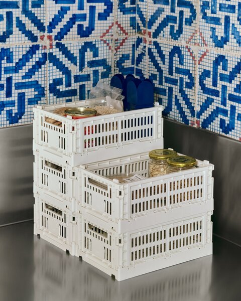 Skládací přepravka Colour Crate Large Off White