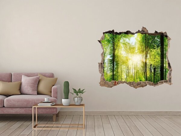 Nálepka fototapeta 3D výhled Les slunce nd-k-82972458