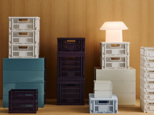 Skládací přepravka Colour Crate Large Off White