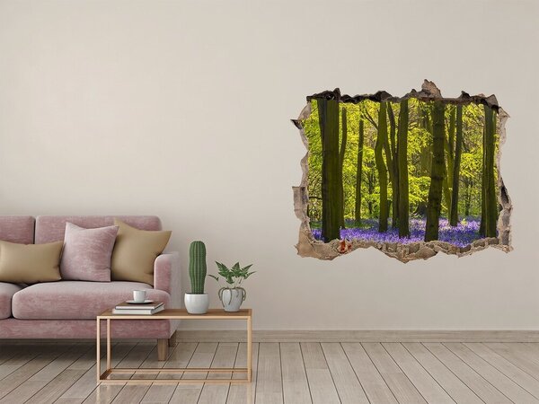 Nálepka fototapeta 3D výhled Les jaro nd-k-82879966
