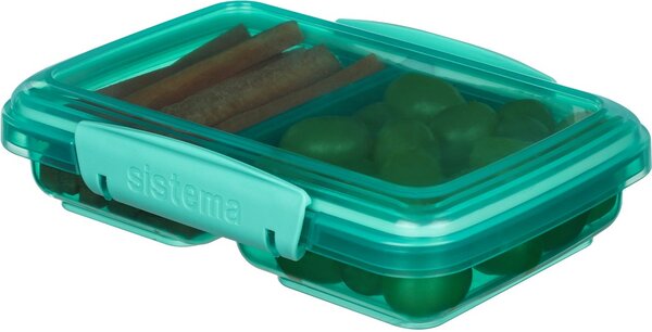 Sistema Dělený svačinový box Lunch Small Split se 2 oddíly 350 ml, mátová