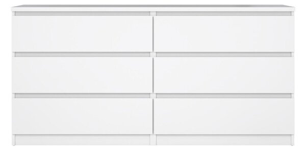 Bílá komoda 154x76x50 cm Naia – Tvilum