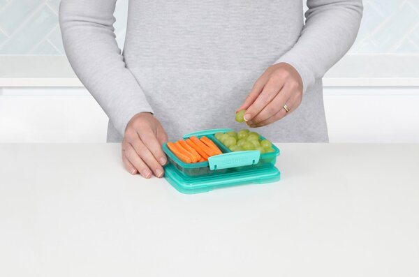 Sistema Dělený svačinový box Lunch Small Split se 2 oddíly 350 ml, mátová