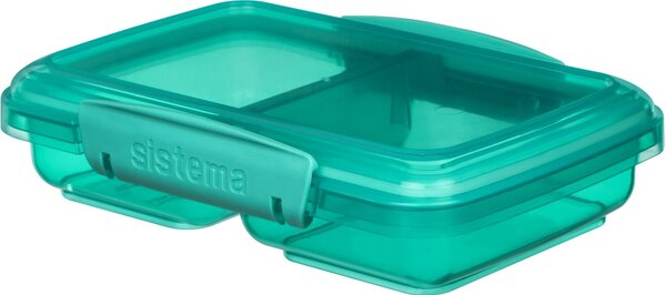 Sistema Dělený svačinový box Lunch Small Split se 2 oddíly 350 ml, mátová