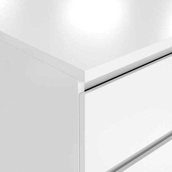 Bílá komoda 154x76x50 cm Naia – Tvilum