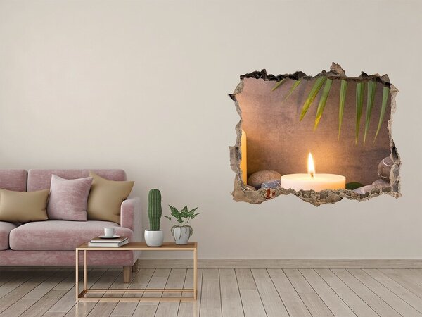 Fototapeta díra na zeď Hořící svíčky nd-k-83368603