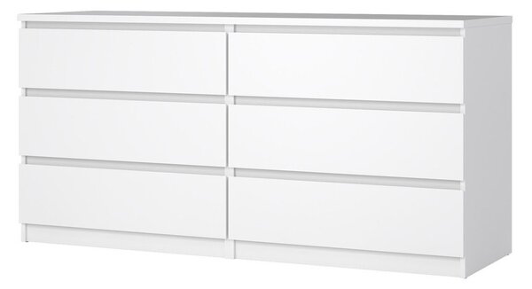 Bílá komoda 154x76x50 cm Naia – Tvilum