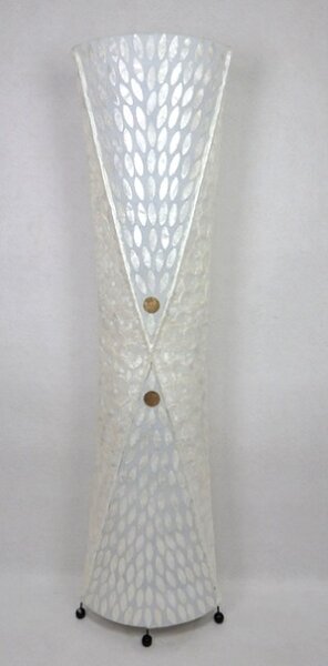 Stojací lampa EMARAL, 150 cm, pravá perleť, ruční práce