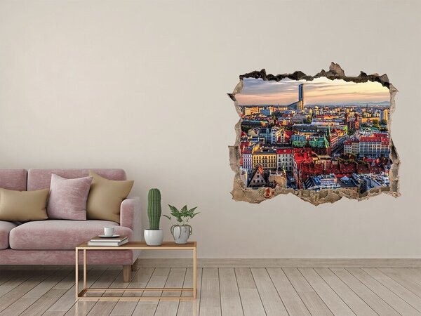 Fototapeta díra na zeď 3D Panorama Vratislav nd-k-84243911