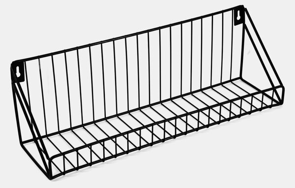 Sinsay - Kovová nástěnná polička - černá