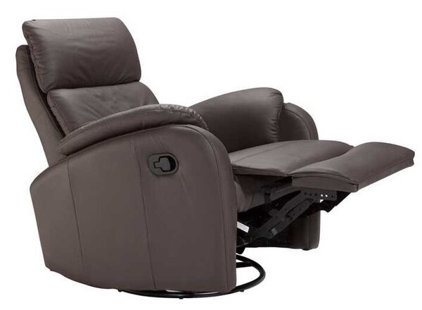 Kožená sedací souprava Magnum 3+1+1 s relaxačními otočnými křesly Hlavní látka: kůže S16