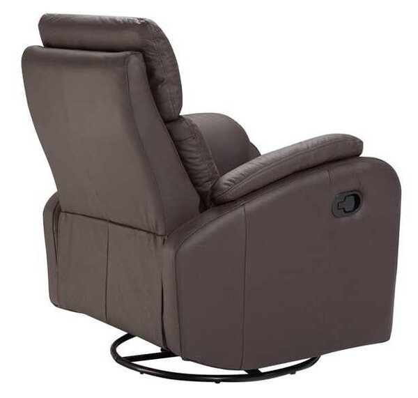 Kožená sedací souprava Magnum 3+1+1 s relaxačními otočnými křesly Hlavní látka: kůže S16