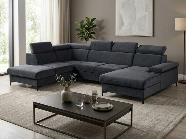 FALCO Sedací souprava Apolita Max pravá - Elegance 20 šedá