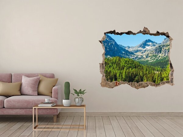 Nálepka fototapeta 3D výhled Jezero v horách nd-k-85133494