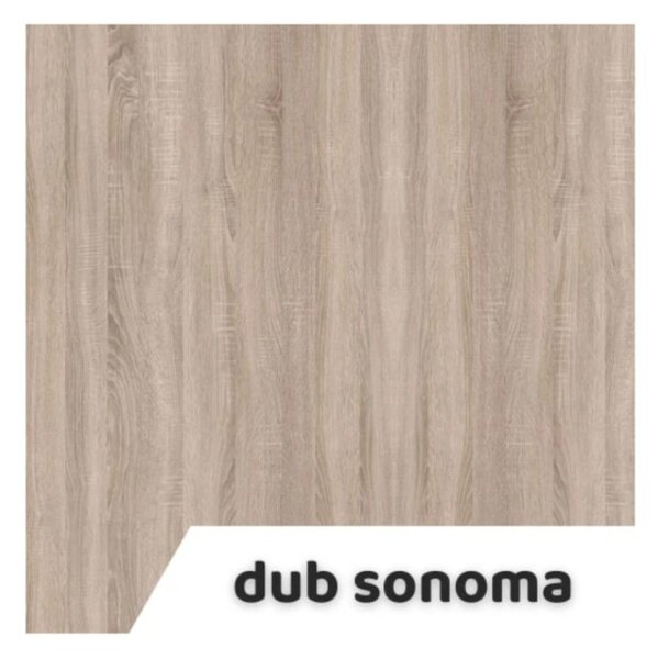 Stůl Impress 120 x 60 cm, dub sonoma