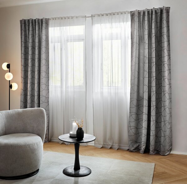 HOTOVÝ ZÁVĚS, neprůsvitné, 140/245 cm Dieter Knoll - Závěsy