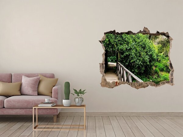 Nálepka fototapeta 3D výhled Most na řece nd-k-85929916