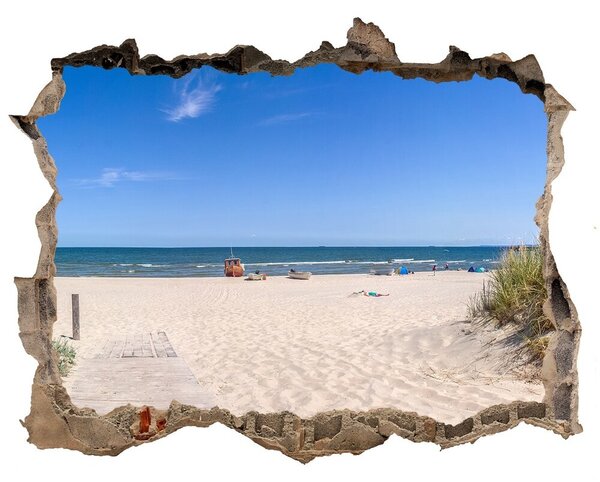Nálepka fototapeta 3D výhled Mořské duny nd-k-85897660